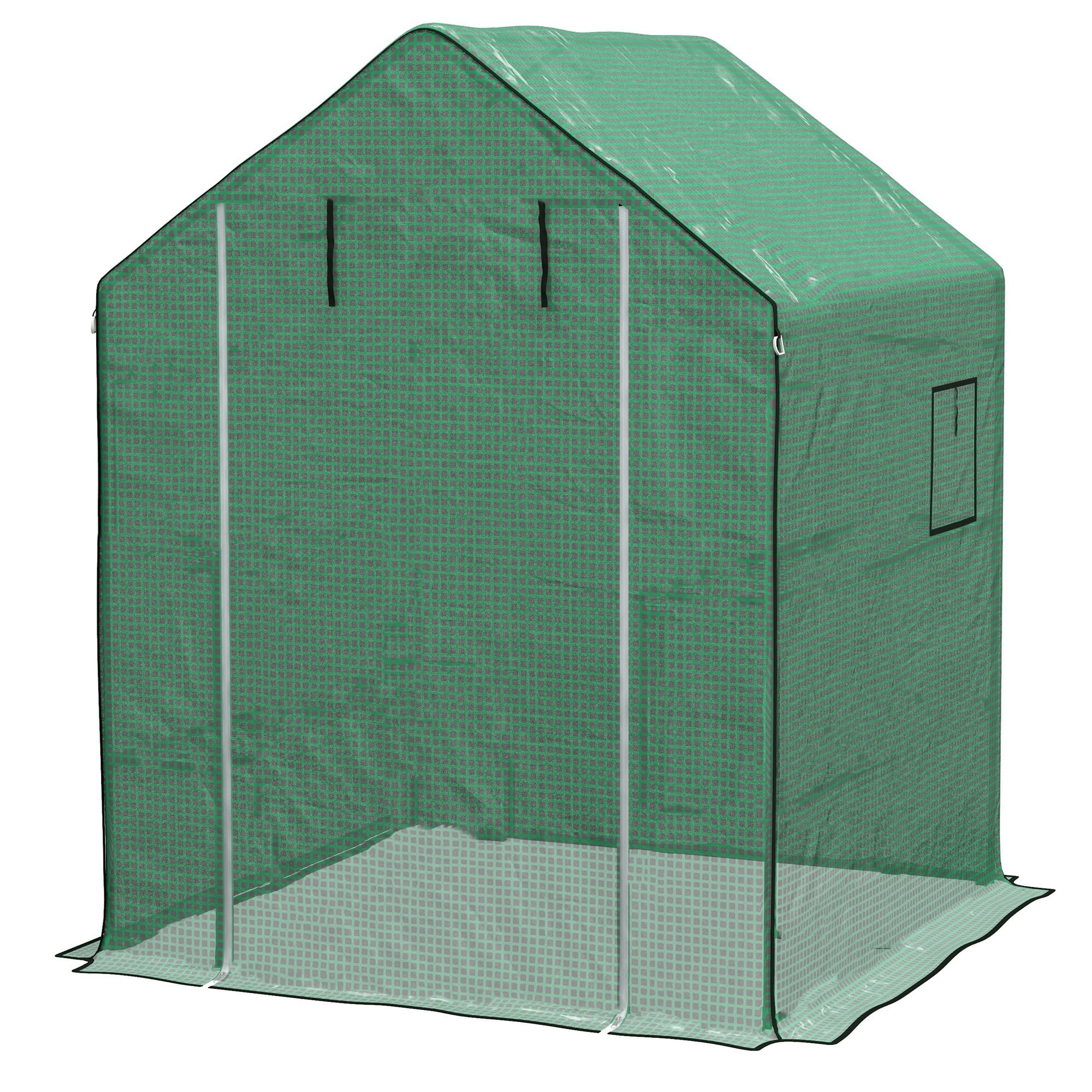 Outsunny Greenhouse 01-0472 Replacement Cover, 55" x 56.25" x 74.75", Green