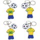 thumbnail image 2 of Yanonmyfd 2026 World Cup Soccer Keychain Mini Backpack keychain Mini Soccer Party FavorsFootball Fan Gift & Souvenir (4PCS), 2 of 18