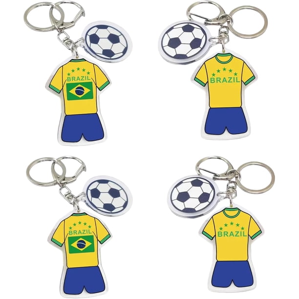 Yanonmyfd 2026 World Cup Soccer Keychain Mini Backpack keychain Mini Soccer Party FavorsFootball Fan Gift & Souvenir (4PCS)