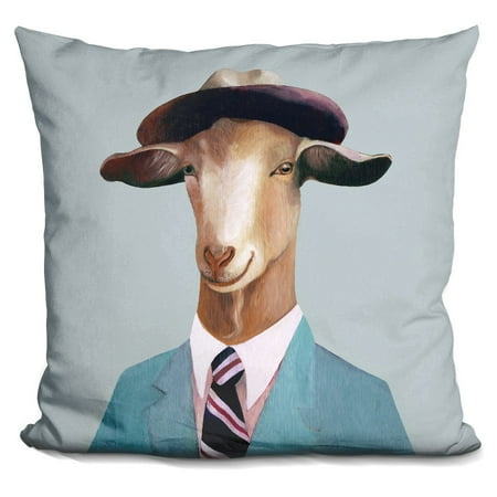 Lilipi Goat Decorative Accent Throw Pillow Walmart Com