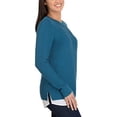 thumbnail image 2 of Ladies' Hilary Radley Sweater Women (L, Heather Blue), 2 of 3