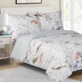 thumbnail image 1 of Juego de cama de 8 piezas French Pink Violets, 1 of 5