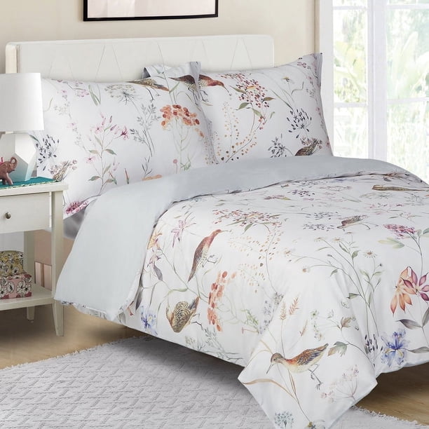 Juego de cama de 8 piezas French Pink Violets