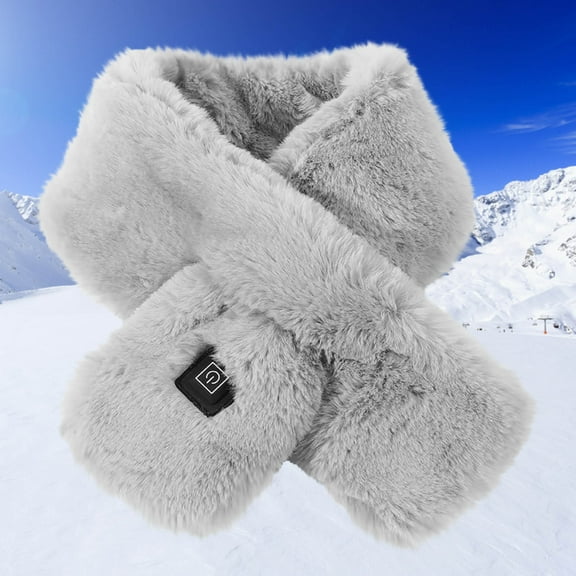 USB-Powered Heating Scarf with 3-Temperature Control for Neck Warmth and Comfort Portable Design for Outdoor Use