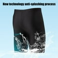 thumbnail image 6 of ZenCart Men Swimming Trunks Beach Shorts High Elastic Breathable Waterproof Quick Dry Bathing Suit Anti-UV Snug Fit Swimming Trunks, 6 of 8