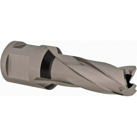 

Hougen 17/32 Cutter Diam x 1 Cutting Depth Bright Finish HSS Annular Cutter 3/4 Diam Weldon Flat Shank