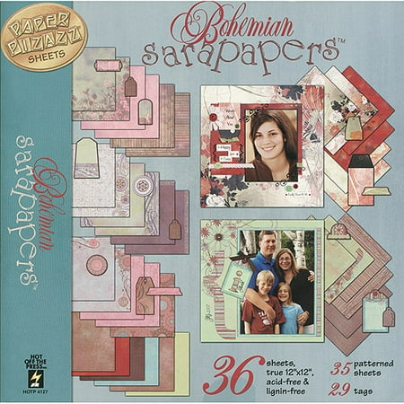 Paper Pizazz Papers & Accents, Bohemian Sarapapers