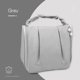 thumbnail image 5 of Bolso De Cosméticos Bolsa de lavado colgante Bolsa de cosméticos de gran capacidad Nube plisada para viajes (Gris) Likrtyny Para Estrenar, 5 of 6
