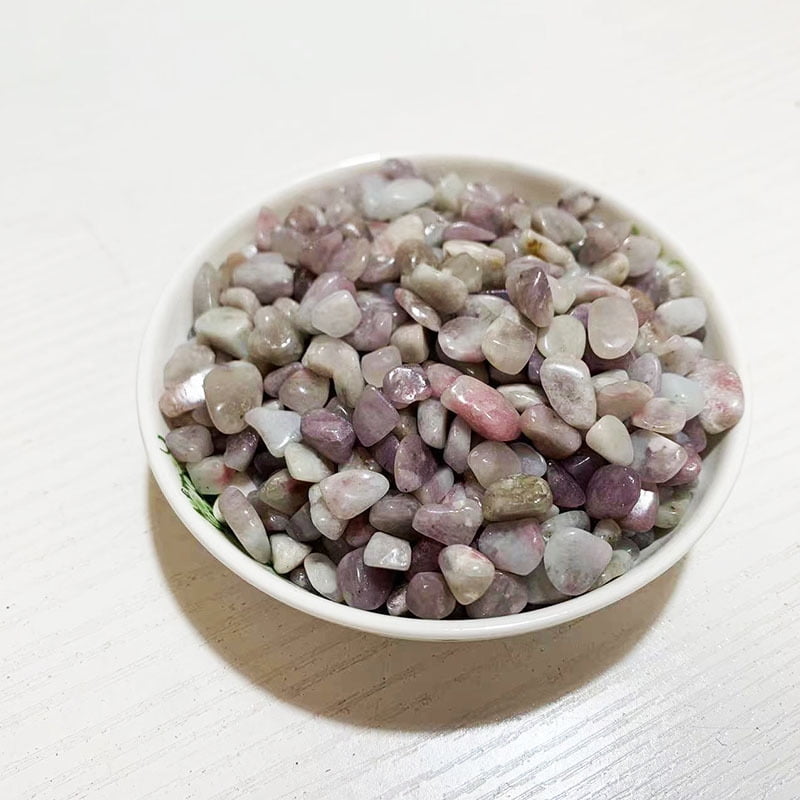 suxuMhao Decorative Stones, 200g Multi Color Crushed Crystals 5-7mm, Crystal Chips for Cleansing, Raw Crystal, Aquarium Gravel, Decorative Stones for Vases, Decor Crystal Chips Bulk, Style 29