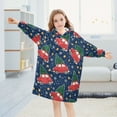 thumbnail image 5 of joogoo Wearable Blanket Hoodie for Christmas Tree on Car Oversized Sherpa Hooded 3-14 YR M, 5 of 7