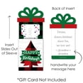 thumbnail image 6 of Big Dot of Happiness Holiday Plaid Trees - Buffalo Plaid Christmas Party Money and Gift Card Sleeves - Nifty Gifty Card Holders - 8 Ct, 6 of 8
