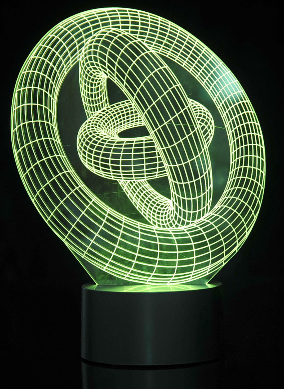 Board No More! 3D Ring-In-Ring Laser Cut Precision LED Lights