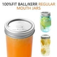 thumbnail image 4 of Maoww Canning Lids Metal Sealing Jar Lids Replacement Split-Type Can Caps, Regular Mouth, 70mm, 54pcs, 4 of 7