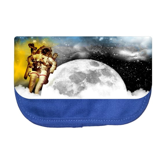 Galaxy Astronaut Moon Cosmetic Pouch