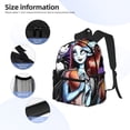 thumbnail image 3 of Goofa The Nightmare Before Christmas Pattern Casual Backpack – School Backpack Lightweight & Ergonomic Design, Water-Resistant, Spacious & Comfortable, Travel, 3 of 6