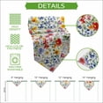 thumbnail image 5 of Leaf Flower Table Runner Linen Burlap Table Runner 72 Inches Long Plant Floral Garden Leaf Spring Summer Dresser Scarves for Kitchen Island Coffee Dining Party Wedding Banquet Holiday Decor 14"x72", 5 of 8