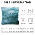 thumbnail image 5 of BCIIG Fog Mountain Graphic Decorative Throw Pillow Cover for Home Couch Living Room Bed Sofa - Autumn Theme Short Plush 1PC 12x12in, 5 of 5