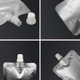 thumbnail image 3 of 500 Pcs 3.5 OZ Spout Foil Stand up Pouches, Juice Pouches, 4mil, 8.2mm Spout, BPA Free, 3 of 6