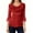 A08 Red, variant on Mifsaly Christmas Womens Sequin Top Xmas Ruffle 3/4 Sleeve Glitter Top Loose Tunic Party Elegant Cowl Neck Blouse Work Travel Fashion Shirts Festival Holiday Outfits 2025