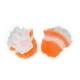 thumbnail image 2 of Guantes con forma de pata de gatito, mitones, accesorios para disfraces, guantes con garra de gato, guantes sin dedos. Naranja, 2 of 9