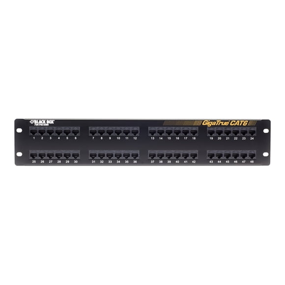 TRUE CAT6 PATCH PANEL 48 PORT JPM612A-R8