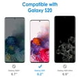 thumbnail image 2 of JETech Screen Protector for Samsung Galaxy S20 5G 6.2-Inch, HD Clarity, Flexible TPU Film, 2-Pack, 2 of 7