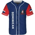 thumbnail image 2 of Personalized Dominican Republic Baseball Jersey Shirt,Team Name Republic Dominicana Baseball Jersey for Men,Women (M), 2 of 4