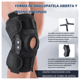 thumbnail image 4 of "Rodillera Estabilizadora Meniscos Tendinitis   talla L Lab.G negro ", 4 of 5