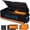 Orange-81L, variant on Kohree 81L Car Trunk Organizer with Lid, Heavy Duty Foldable Garage Tool Storage Box Collapsible Storage Bin for SUV Truck RV Home Camping, Orange