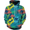 thumbnail image 1 of toraway Sweat à Capuche pour Hommes, Fermeture Éclair, Mode Hiver, Imprimé 3D, Graphique, avec Poche, XXXXL, 1 of 2