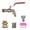 A, variant on 1/2 Inch Faucet with Base and Filter Set, Home Brewing Beverage Dispensing Tap with Advanced Flow Control, Stainless Steel Draft Beer Faucet for Keg and DIY Brewing, Complete Faucet Mount Kit