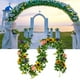thumbnail image 5 of Advancent Guirnalda de flores artificiales para colgar, simulación de vid, estilo nórdico, camino de mesa, decoración de boda, arco, foto Decoración, 5 of 6