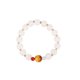 thumbnail image 1 of Pulsera de jade blanco con forma de calabaza y separadores dorados para mujer, 1 of 2