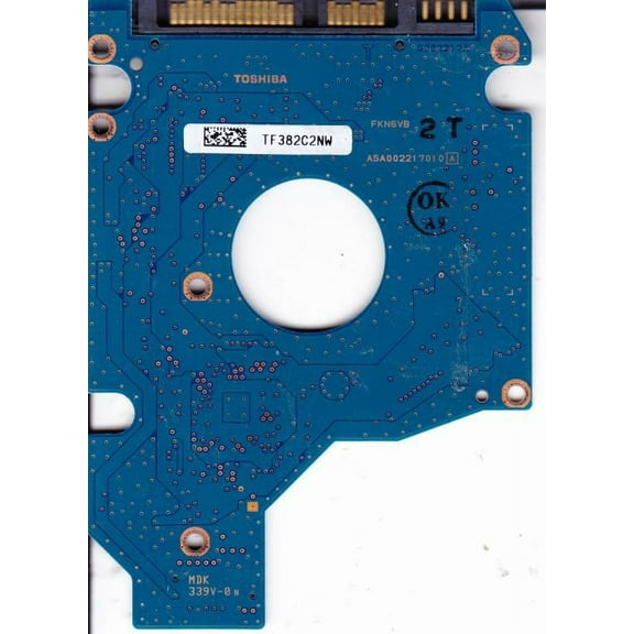 MK8052GSX, HDD2H05 C ZK01 T, G002217A, Toshiba 80GB SATA 2.5 PCB