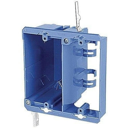Thomas & Betts E-18-4-DV PVC 1-Gang Old Work Non-Metallic Dual Voltage Box 3-3/4 Inch x 4 Inch x 3 Inch 18 Cubic-Inch Carlon