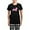 With Checker Pant, variant on CafePress - Women's Dark Pajamas - Women's Short Sleeve Print T-Shirt and Pants Dark Cotton Pajama Set
