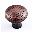 thumbnail image 2 of RK International RKI Distressed Copper R.K. International CK 9315 DC Solid Round Knob with Divet Indents, 2 of 3