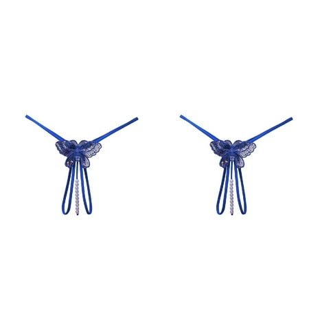 (2-Pack) 2025 Thong Briefs Thong Lace Plus Size Strapless Bra for Women Pants Women Underwear Panties Silk Bodysuit for