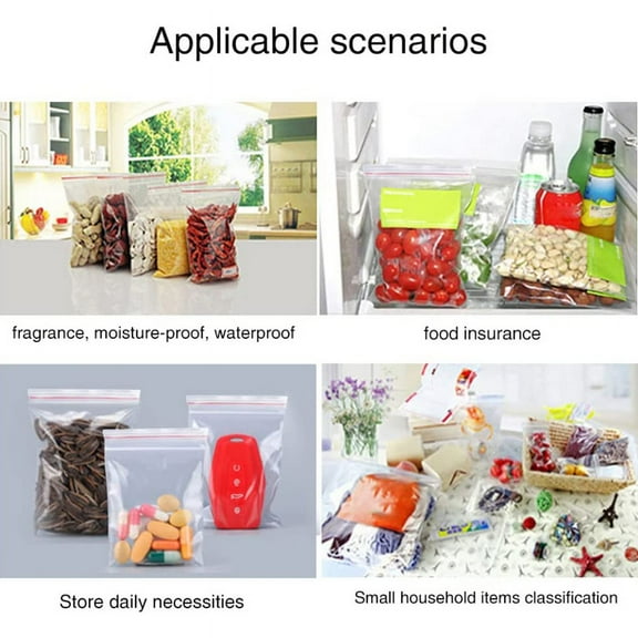 Mini Ziplock Bags, 60x90mm, Reusable Storage Solutions