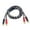1m, variant on Professional Cable Male Plugs Braide Shielded Wire for Amplifier Homes Cinemas Flexible Wire 60/100/150cm