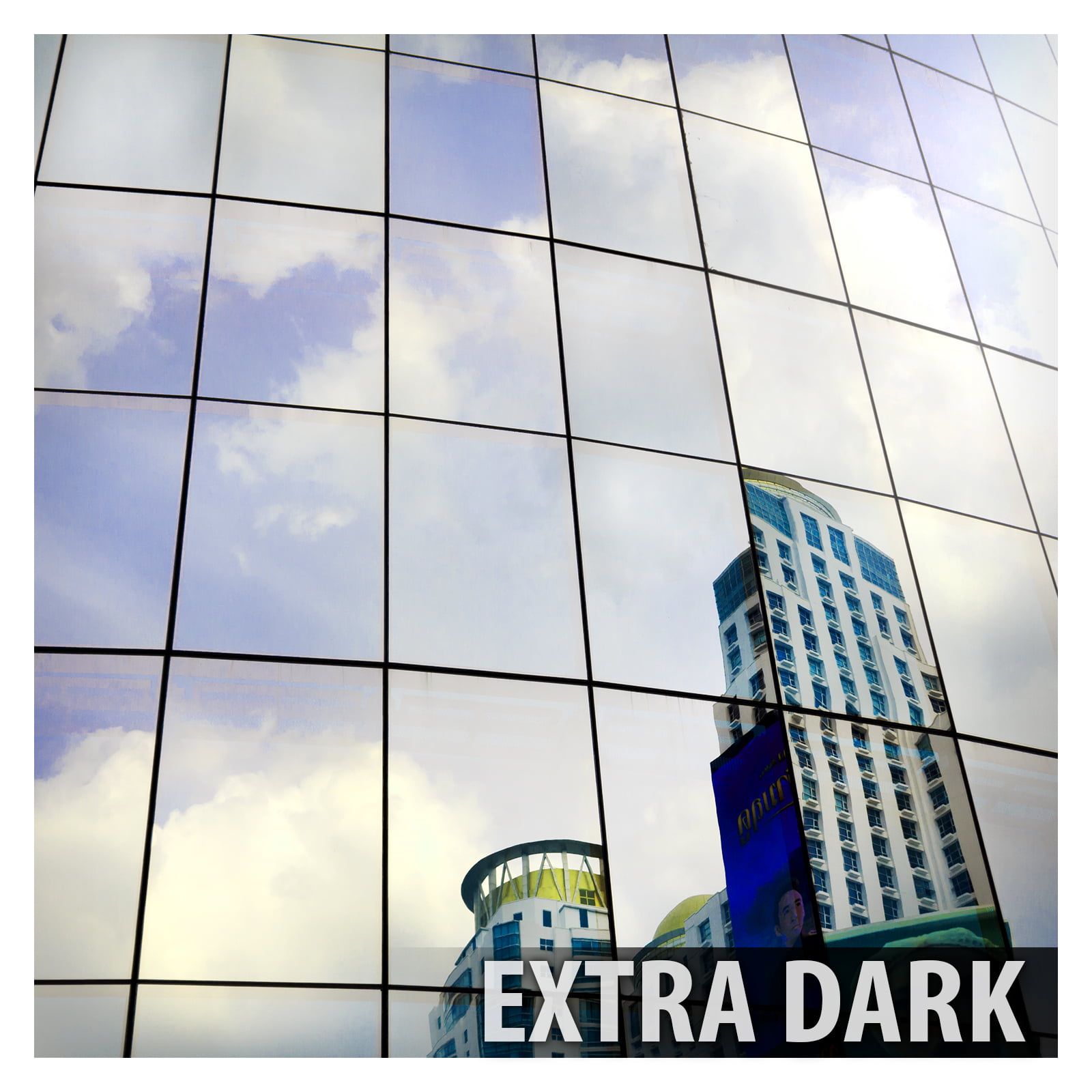 BDF EXS15 EXTERIOR Window Film Privacy and Sun Control Silver 15 Dark 