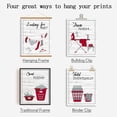 thumbnail image 7 of 6 PCS Canvas Prints Laundry Room Theme Art Red Inspirational Painting Decorative Wall Art Pictures, 7 of 7