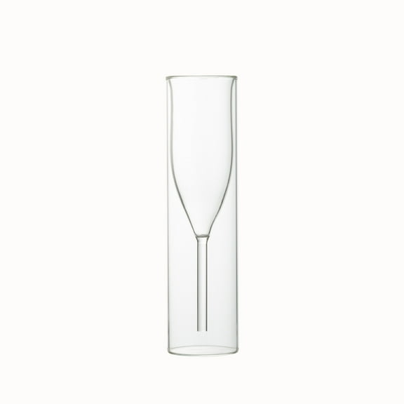 Suspended Inner Cup Transparent Double-Layer Champagne and Red Wine Glass - Elegant Cocktail Goblet for Comfortable Drinking Experience, High-Temperature Safe, Dishwasher and Microwave Friendly