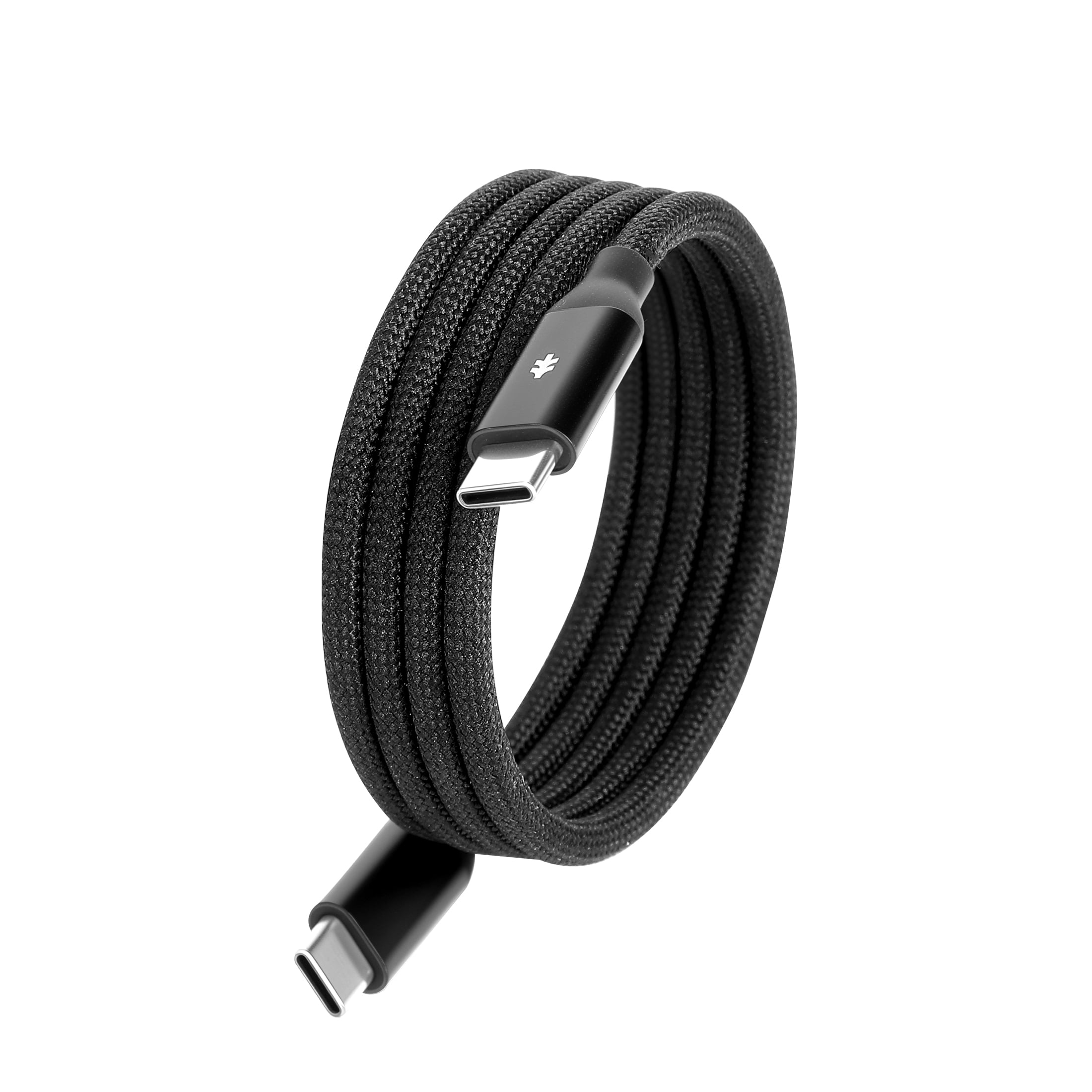 Swiss Tech Kabel M240 3 ft 240W Magnetic Self-Coiling USB-C Charging Cable