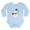 Sky Blue, variant on CafePress - Lacrosse Christmas Snowman Body Suit - Long Sleeve Cotton Baby Bodysuit