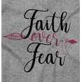 thumbnail image 2 of Breast Cancer Faith Over Fear Fight Women's Plus Size Graphic Tee Brisco Brands 2X, 2 of 3