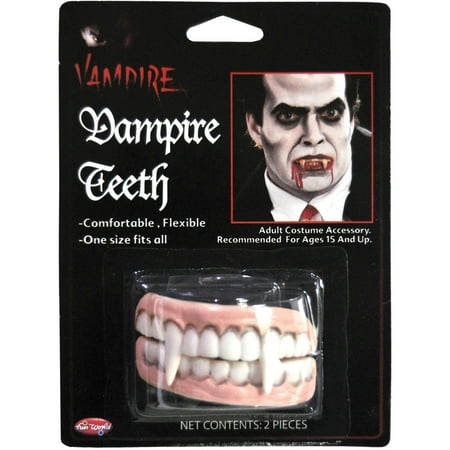 Vampire Teeth Adult Halloween Accessory (Best Vampire Teeth Uk)