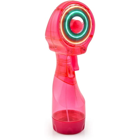 

O2COOL 3.5 inch Deluxe LED handheld Misting Fan for Personal Cooling Pink Raspberry