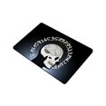 thumbnail image 2 of CADecor skull Non-Slip Machine Washable Bathroom Indoor/Outdoor Doormat 23.6x15.7 inches, 2 of 3