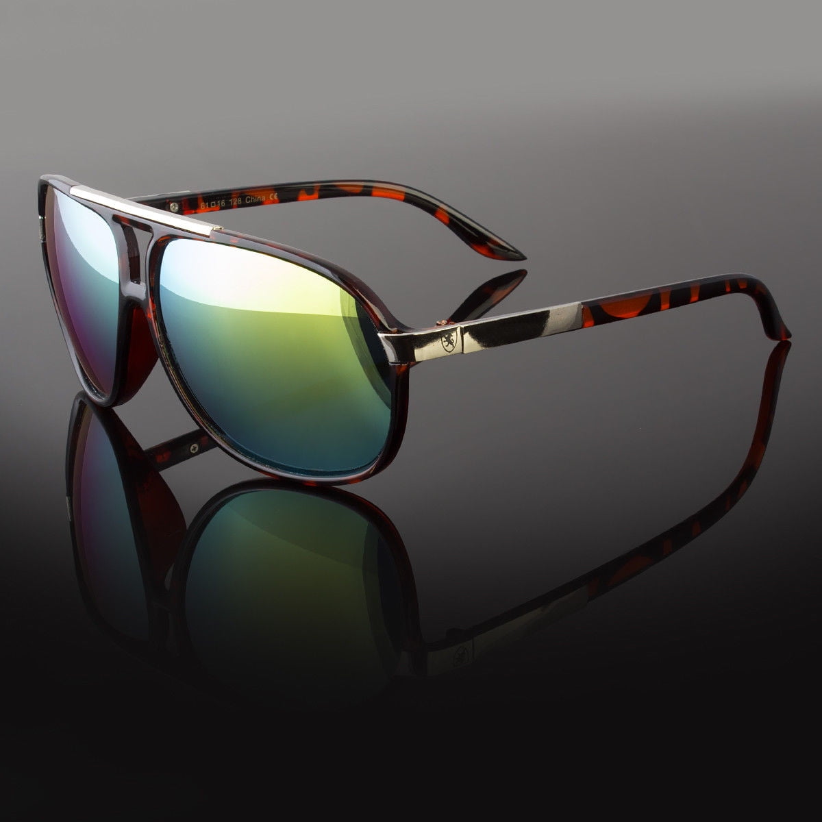 Classic Retro Men's Fashion Plastic Aviator's Vintage Designer Sunglasses 